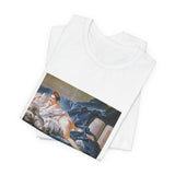 Masters of Art Francois Boucher's Brown Odalisque Unisex Jersey Short Sleeve T-Shirt - POPvault