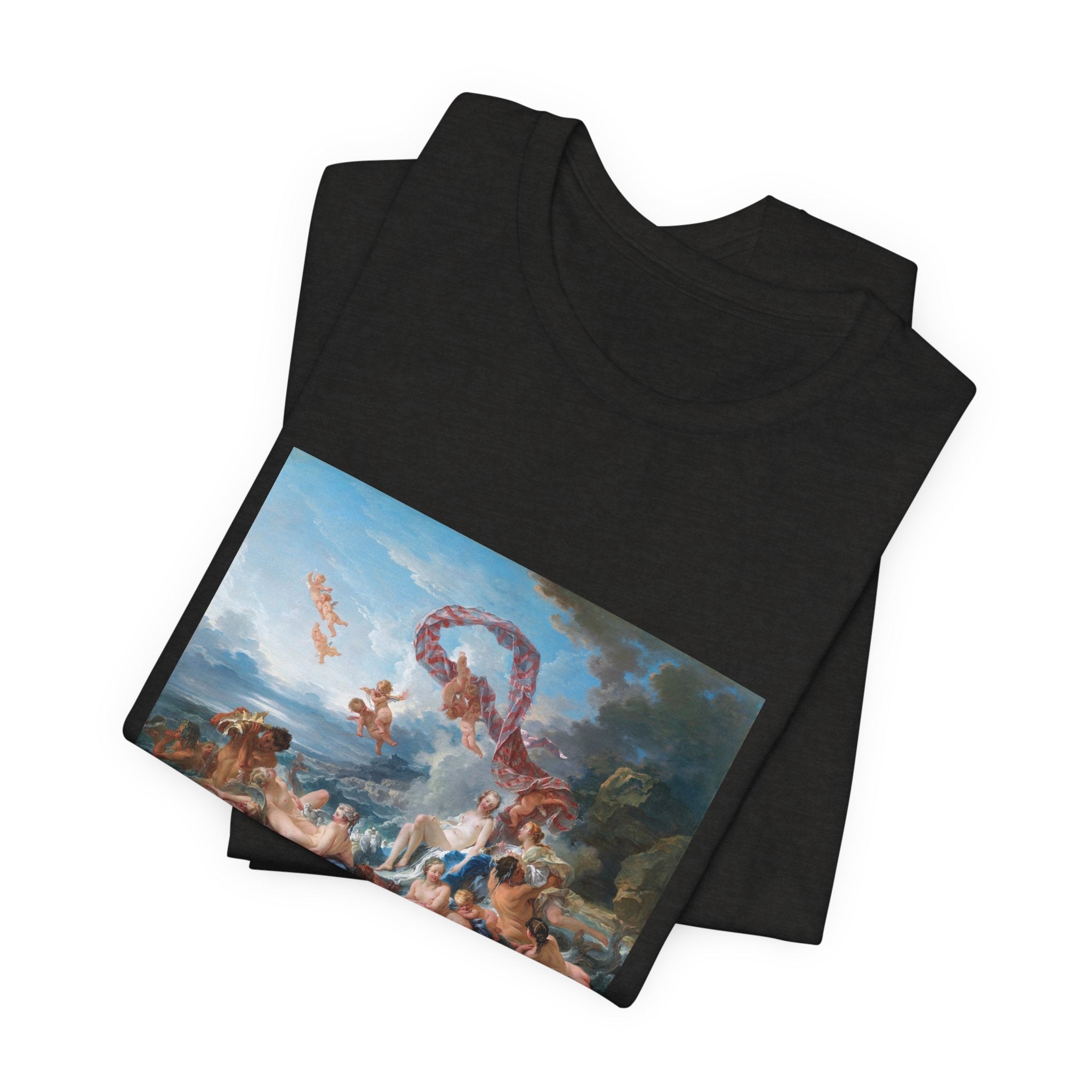 Masters of Art Francois Boucher's The Triumph of Venus Unisex Jersey Short Sleeve T-Shirt - POPvault