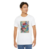 Masters of Art Franz Marc Landscape with Animals Unisex Jersey Short Sleeve T-Shirt - POPvault