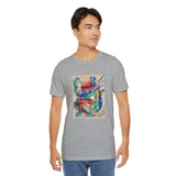 Masters of Art Franz Marc Landscape with Animals Unisex Jersey Short Sleeve T-Shirt - POPvault