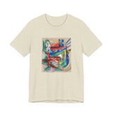 Masters of Art Franz Marc Landscape with Animals Unisex Jersey Short Sleeve T-Shirt - POPvault