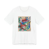 Masters of Art Franz Marc Landscape with Animals Unisex Jersey Short Sleeve T-Shirt - POPvault