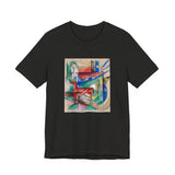 Masters of Art Franz Marc Landscape with Animals Unisex Jersey Short Sleeve T-Shirt - POPvault