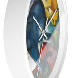 Masters of Art Franz Marc Two Cats, Blue and Yellow Premium Wall Clock - POPvault