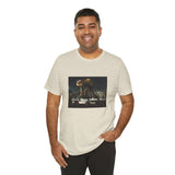 Masters of Art George Wesley Bellows Club Night Unisex Jersey Short Sleeve T-Shirt - POPvault