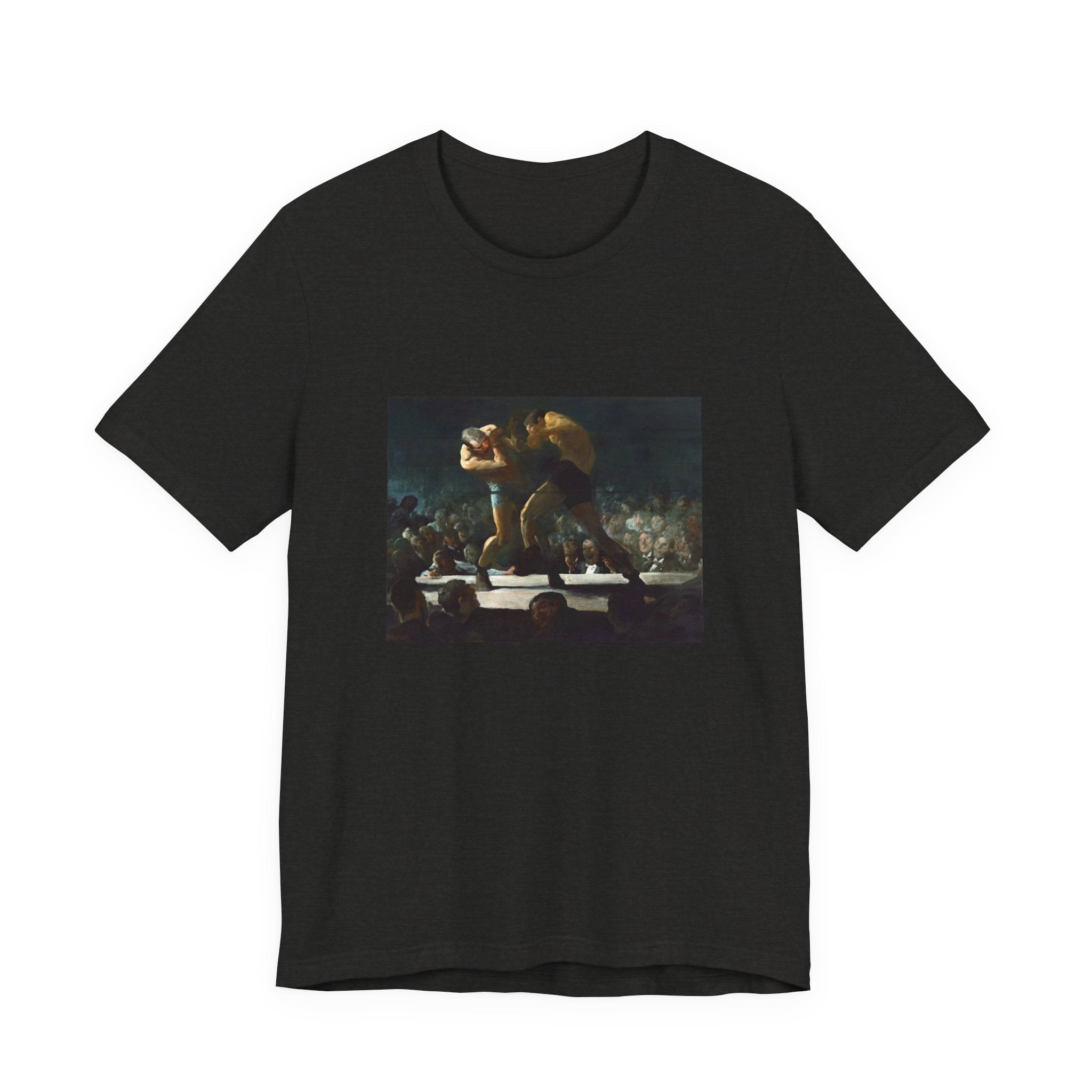 Masters of Art George Wesley Bellows Club Night Unisex Jersey Short Sleeve T-Shirt - POPvault