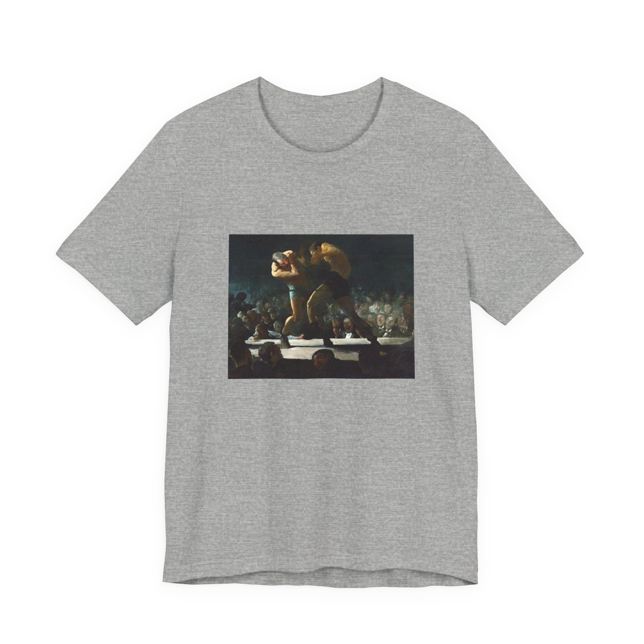 Masters of Art George Wesley Bellows Club Night Unisex Jersey Short Sleeve T-Shirt - POPvault
