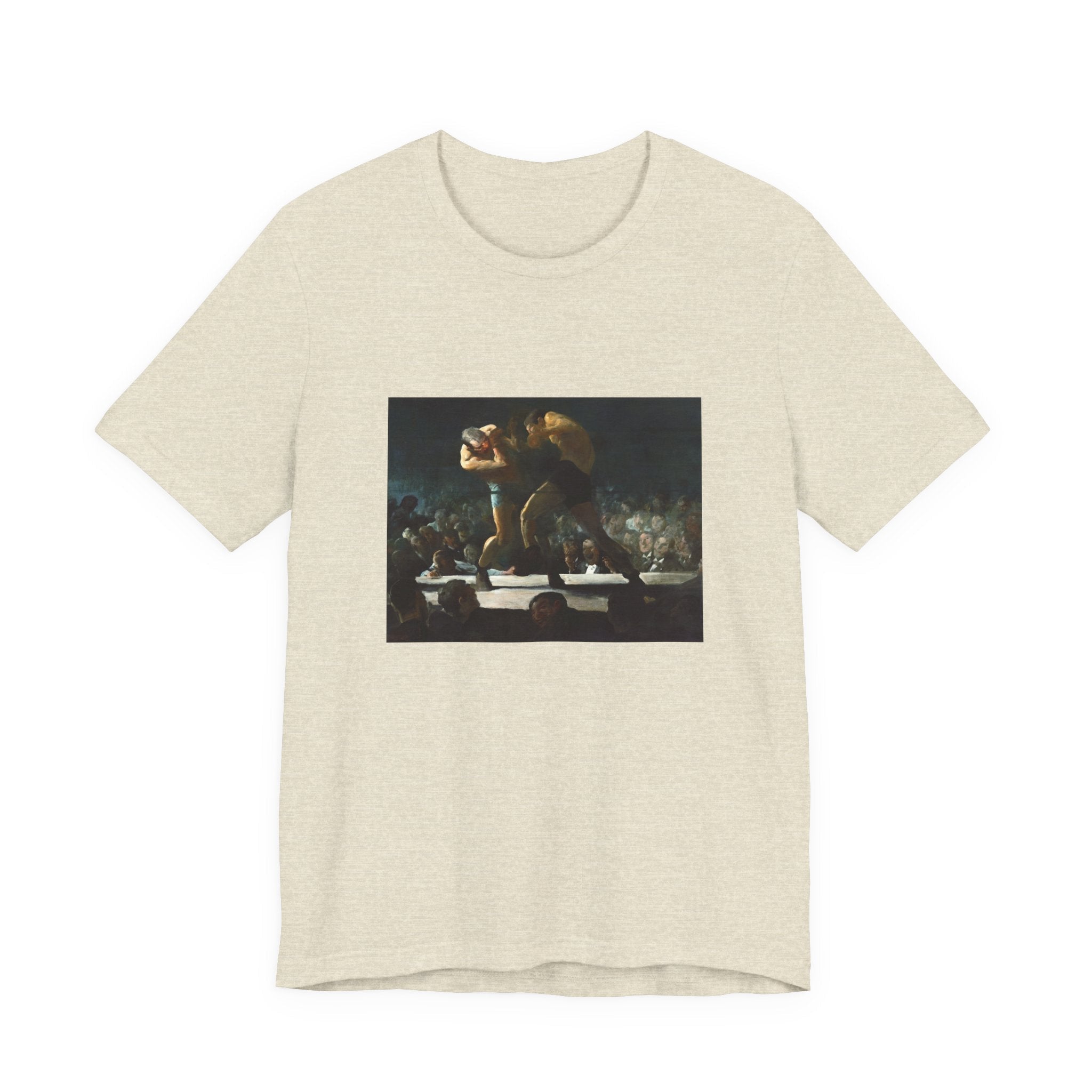 Masters of Art George Wesley Bellows Club Night Unisex Jersey Short Sleeve T-Shirt - POPvault