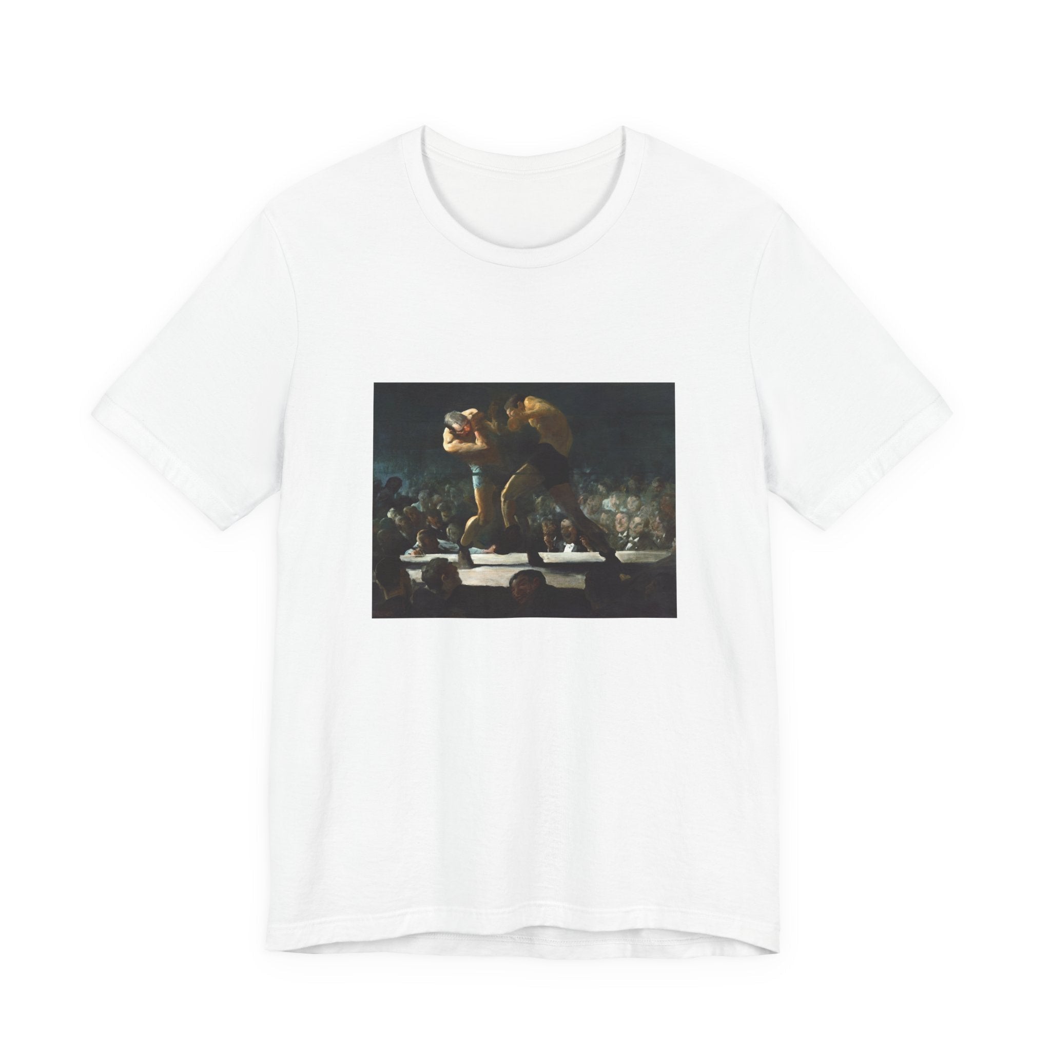 Masters of Art George Wesley Bellows Club Night Unisex Jersey Short Sleeve T-Shirt - POPvault