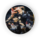 Masters of Art George Wesley Bellows Stag at Sharkey's Premium Wall Clock - POPvault