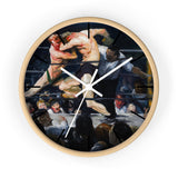 Masters of Art George Wesley Bellows Stag at Sharkey's Premium Wall Clock - POPvault