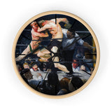 Masters of Art George Wesley Bellows Stag at Sharkey's Premium Wall Clock - POPvault