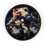 Masters of Art George Wesley Bellows Stag at Sharkey's Premium Wall Clock - POPvault