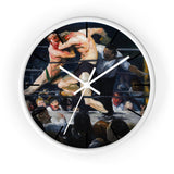 Masters of Art George Wesley Bellows Stag at Sharkey's Premium Wall Clock - POPvault