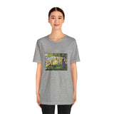 Masters of Art Georges Seurat's A Sunday on La Grande Jatte Unisex Jersey Short Sleeve T-Shirt - POPvault