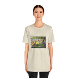 Masters of Art Georges Seurat's A Sunday on La Grande Jatte Unisex Jersey Short Sleeve T-Shirt - POPvault