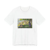 Masters of Art Georges Seurat's A Sunday on La Grande Jatte Unisex Jersey Short Sleeve T-Shirt - POPvault