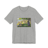 Masters of Art Georges Seurat's A Sunday on La Grande Jatte Unisex Jersey Short Sleeve T-Shirt - POPvault