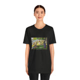 Masters of Art Georges Seurat's A Sunday on La Grande Jatte Unisex Jersey Short Sleeve T-Shirt - POPvault