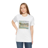Masters of Art Georges Seurat's The Outer Harbor Unisex Jersey Short Sleeve T-Shirt - POPvault