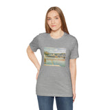 Masters of Art Georges Seurat's The Outer Harbor Unisex Jersey Short Sleeve T-Shirt - POPvault