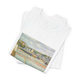 Masters of Art Georges Seurat's The Outer Harbor Unisex Jersey Short Sleeve T-Shirt - POPvault