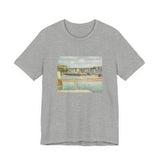 Masters of Art Georges Seurat's The Outer Harbor Unisex Jersey Short Sleeve T-Shirt - POPvault