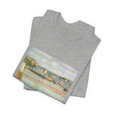 Masters of Art Georges Seurat's The Outer Harbor Unisex Jersey Short Sleeve T-Shirt - POPvault