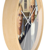 Masters of Art Grant Wood American Gothic Premium Wall Clock - POPvault