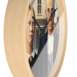 Masters of Art Grant Wood American Gothic Premium Wall Clock - POPvault