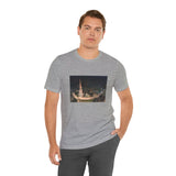 Masters of Art Grant Wood's The Midnight Ride of Paul Revere Unisex Jersey Short Sleeve T-Shirt - POPvault