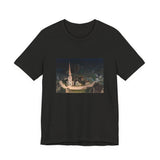 Masters of Art Grant Wood's The Midnight Ride of Paul Revere Unisex Jersey Short Sleeve T-Shirt - POPvault