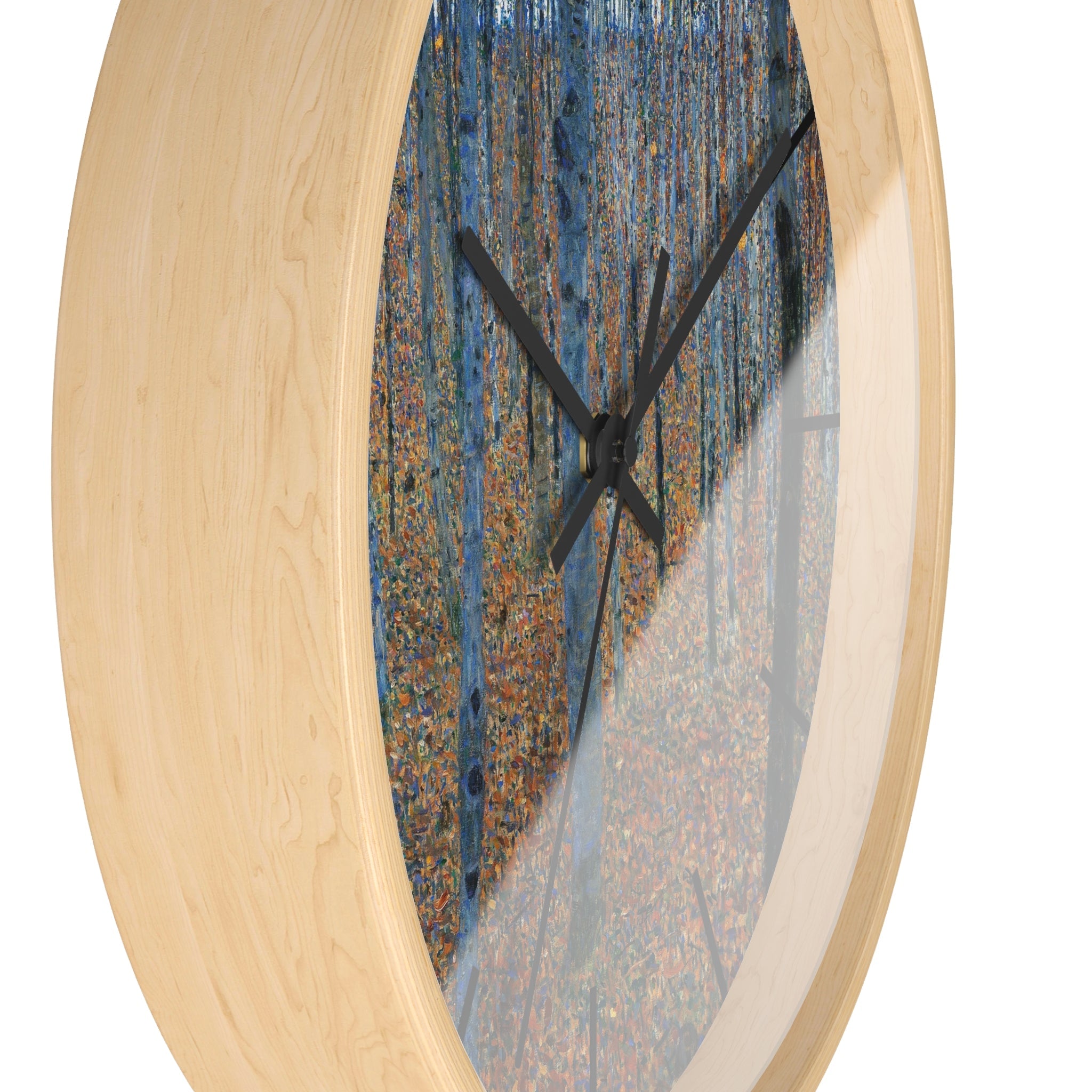 Masters of Art Gustav Klimt Beech Grove Premium Wall Clock - POPvault