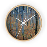 Masters of Art Gustav Klimt Beech Grove Premium Wall Clock - POPvault
