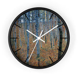 Masters of Art Gustav Klimt Beech Grove Premium Wall Clock - POPvault