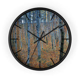 Masters of Art Gustav Klimt Beech Grove Premium Wall Clock - POPvault