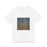 Masters of Art Gustav Klimt Beech Grove Unisex Jersey Short Sleeve T-Shirt - POPvault