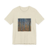 Masters of Art Gustav Klimt Beech Grove Unisex Jersey Short Sleeve T-Shirt - POPvault