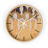 Masters of Art Gustav Klimt Beethoven Frieze Premium Wall Clock - POPvault