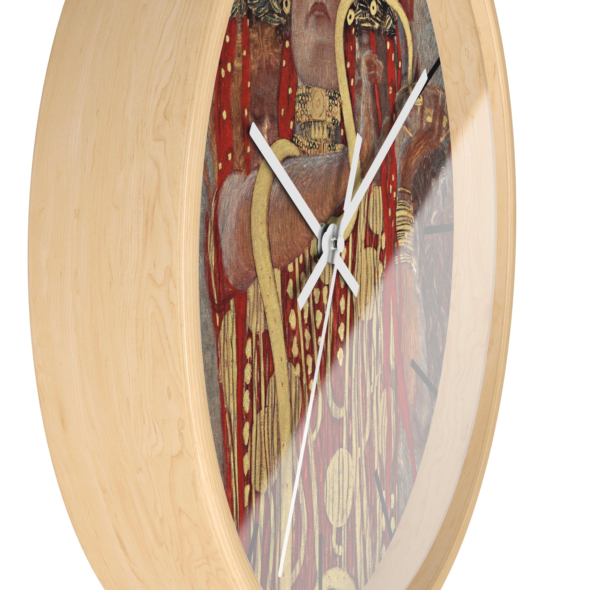 Masters of Art Gustav Klimt Hygieia Premium Wall Clock - POPvault
