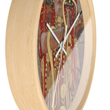 Masters of Art Gustav Klimt Hygieia Premium Wall Clock - POPvault