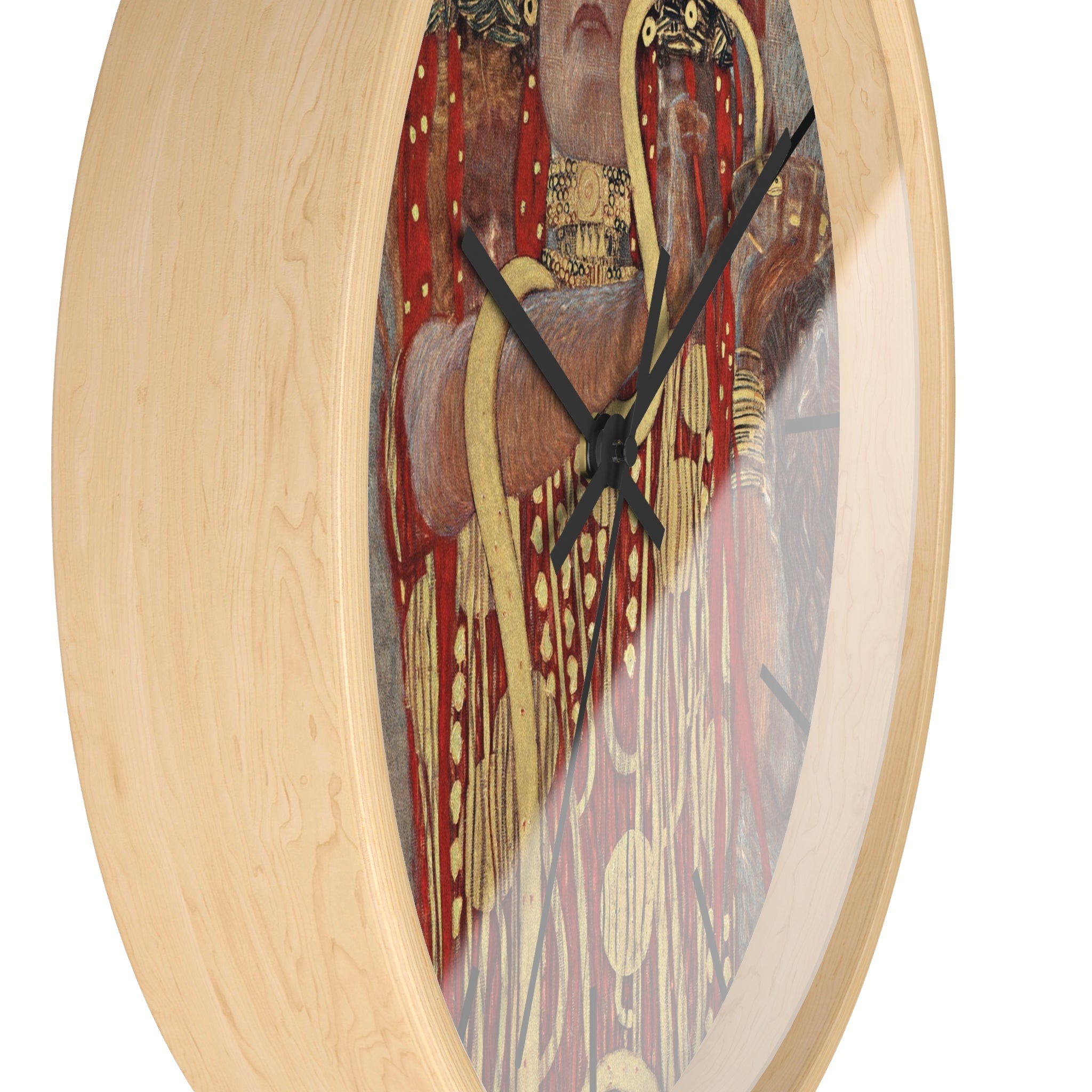 Masters of Art Gustav Klimt Hygieia Premium Wall Clock - POPvault