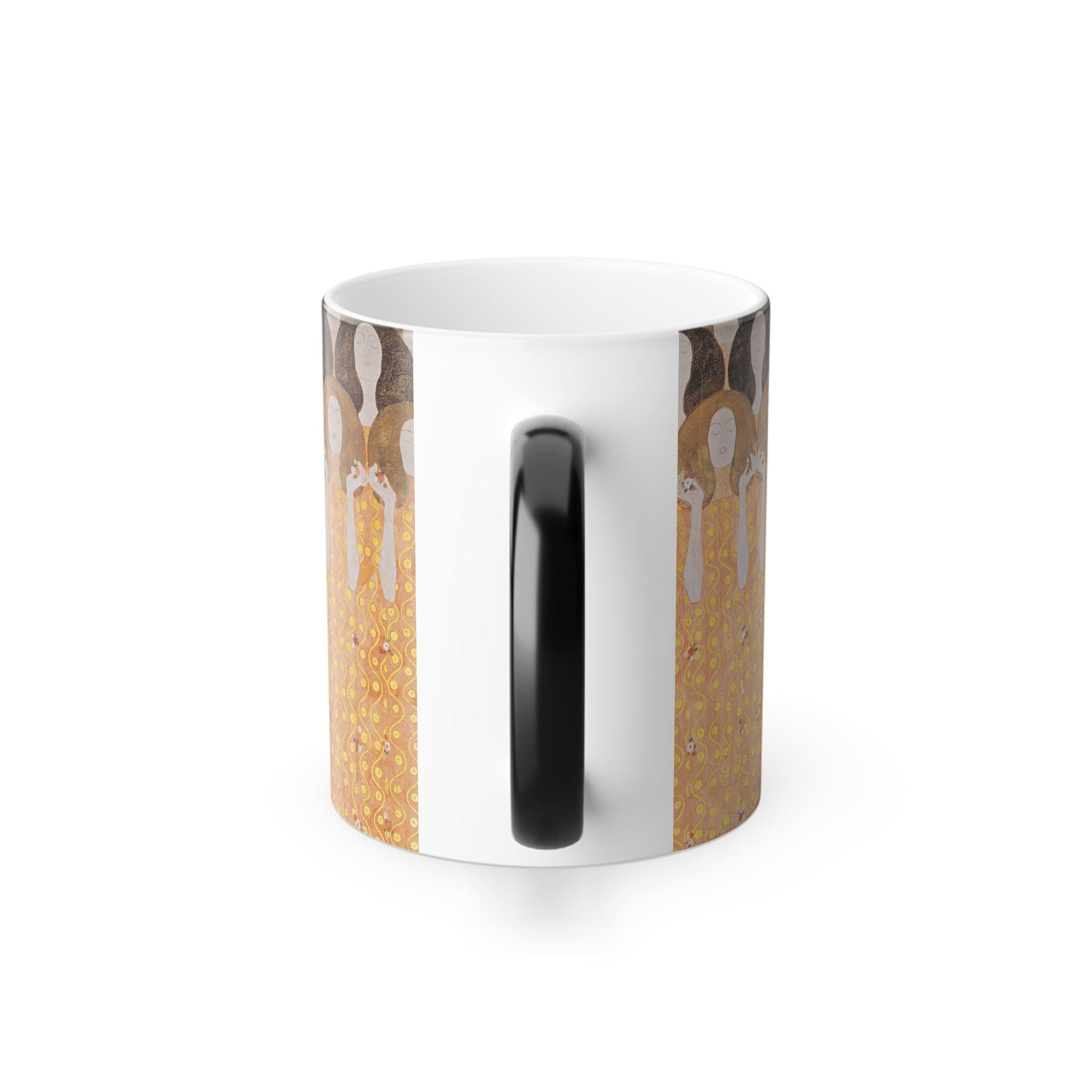 Masters of Art Gustav Klimt's Beethoven Frieze - Color Morphing 11oz Mug - POPvault