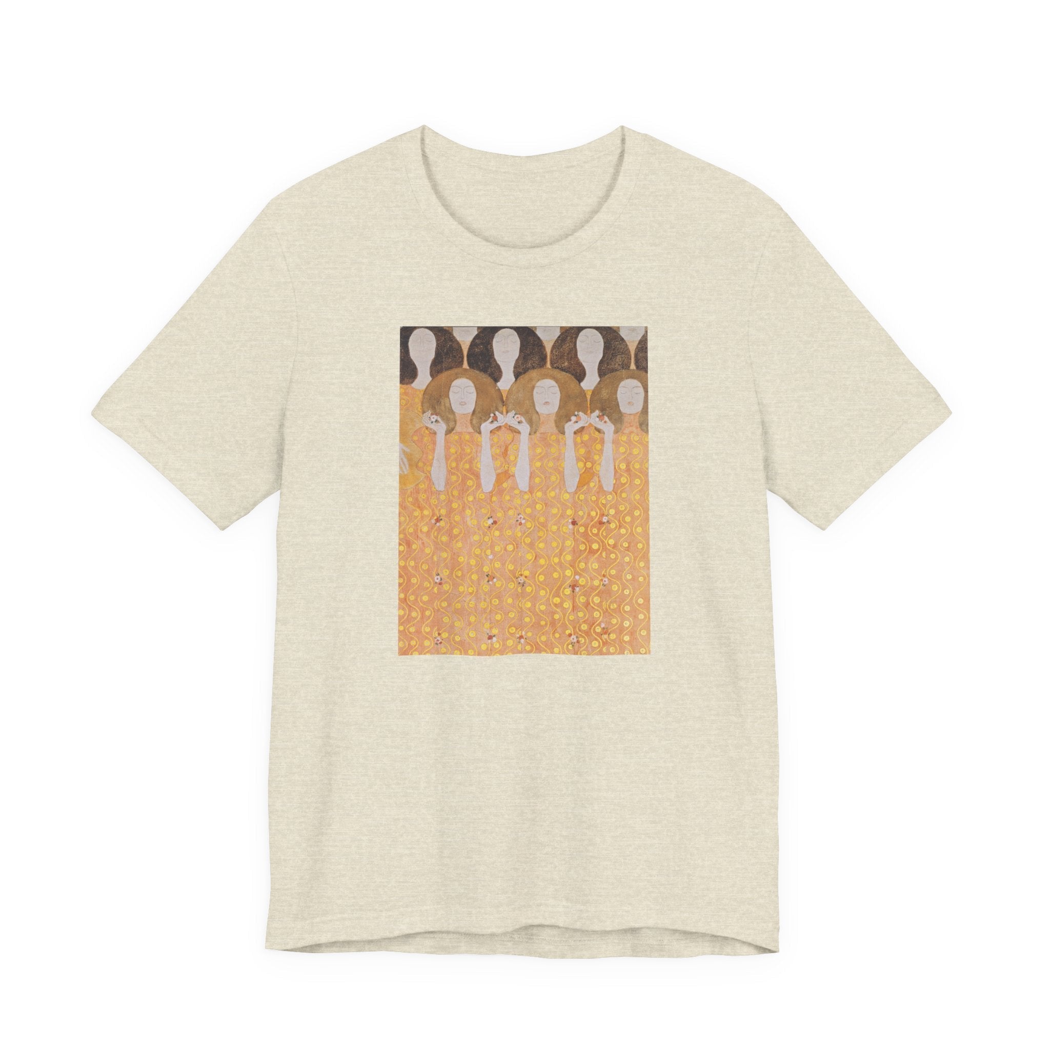 Masters of Art Gustav Klimt's Beethoven Frieze Unisex Jersey Short Sleeve T-Shirt - POPvault