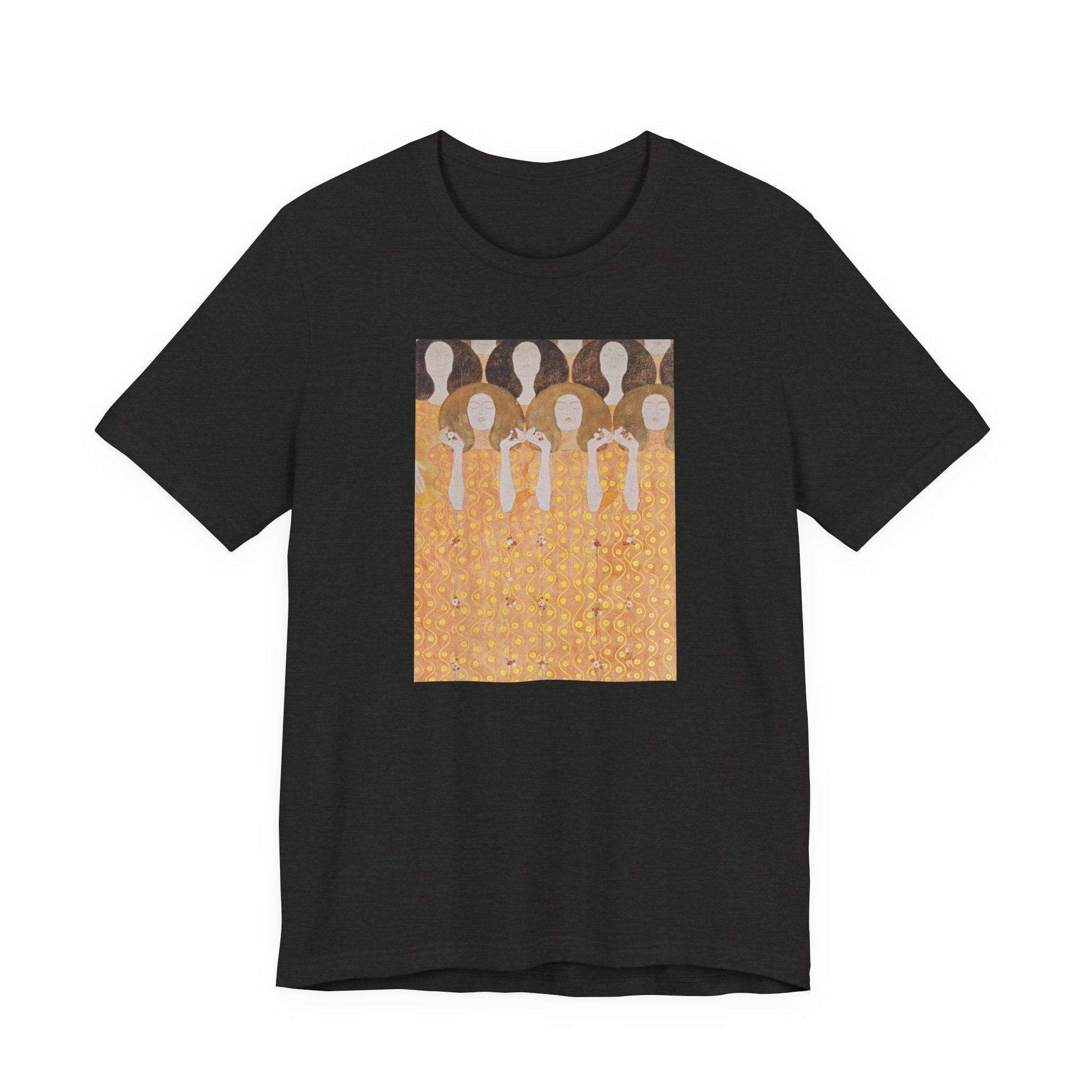 Masters of Art Gustav Klimt's Beethoven Frieze Unisex Jersey Short Sleeve T-Shirt - POPvault