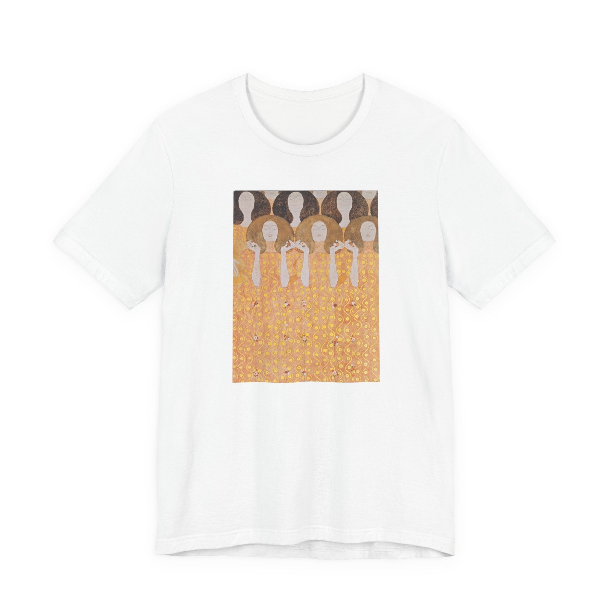 Masters of Art Gustav Klimt's Beethoven Frieze Unisex Jersey Short Sleeve T-Shirt - POPvault