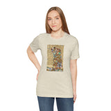 Masters of Art Gustav Klimt's Fulfillment Unisex Jersey Short Sleeve T-Shirt - POPvault