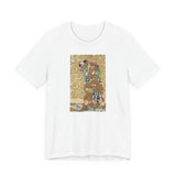 Masters of Art Gustav Klimt's Fulfillment Unisex Jersey Short Sleeve T-Shirt - POPvault