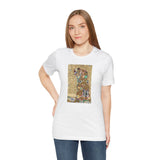 Masters of Art Gustav Klimt's Fulfillment Unisex Jersey Short Sleeve T-Shirt - POPvault