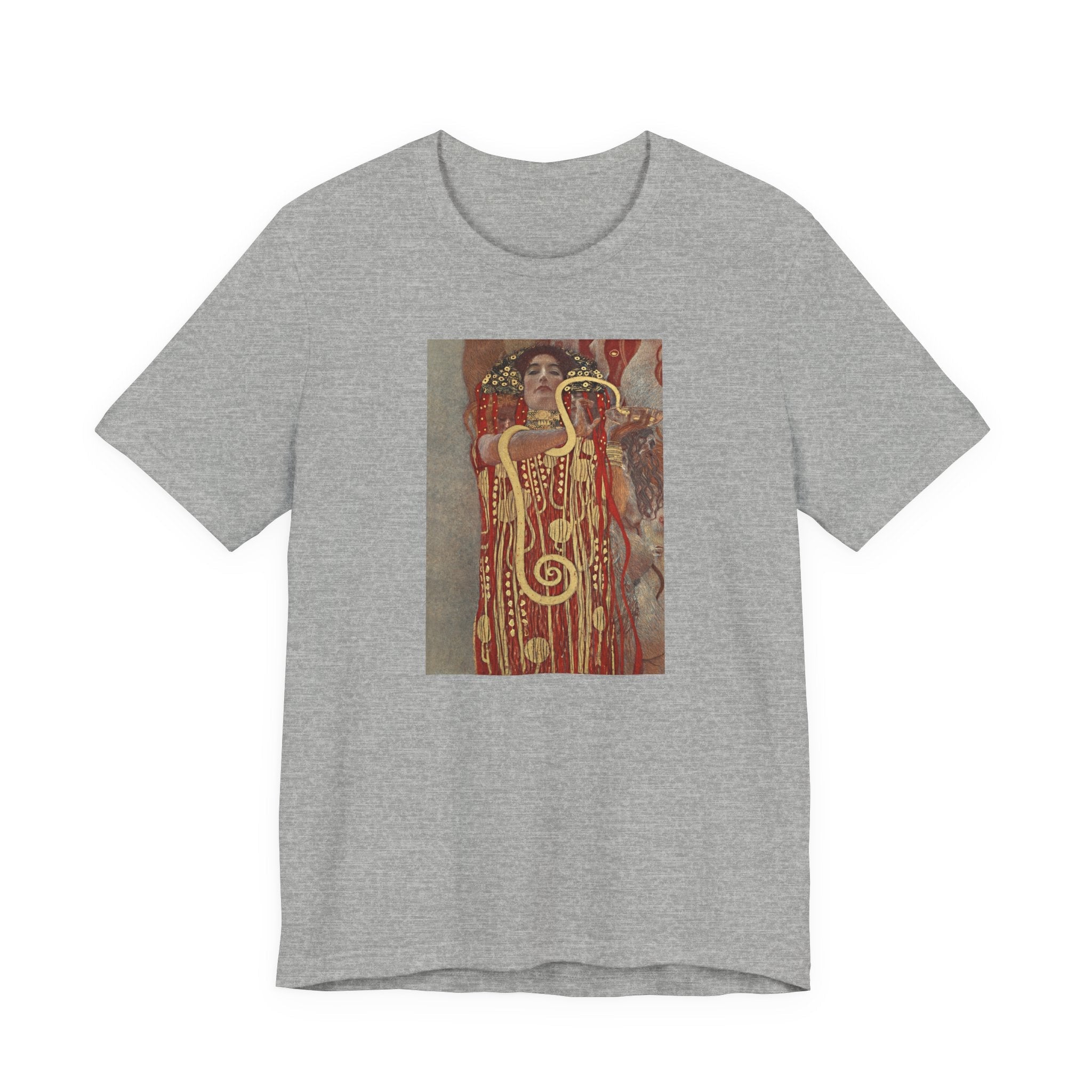 Masters of Art Gustav Klimt's Hygieia Unisex Jersey Short Sleeve T-Shirt - POPvault